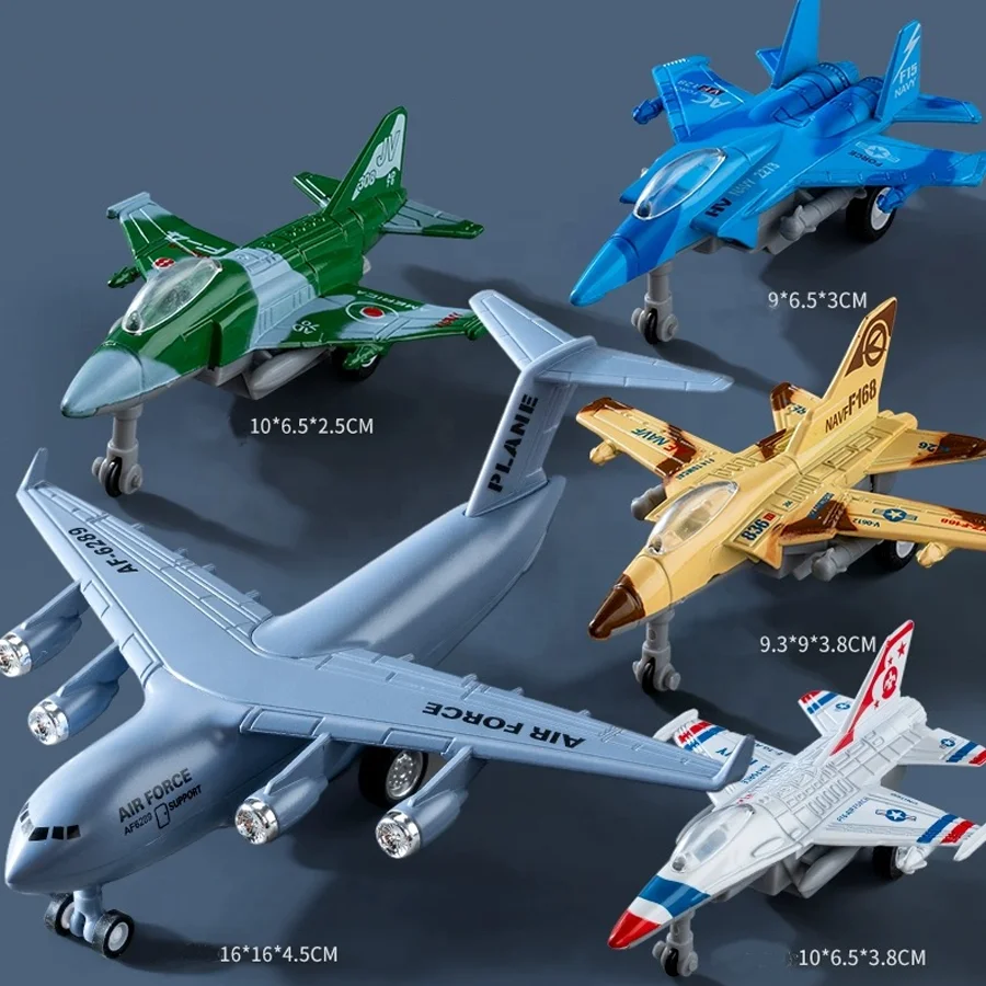 Металлический игрушечный самолет C17 Globemaster мини-истребители для транспортировки и боевых самолетов игрушки детей