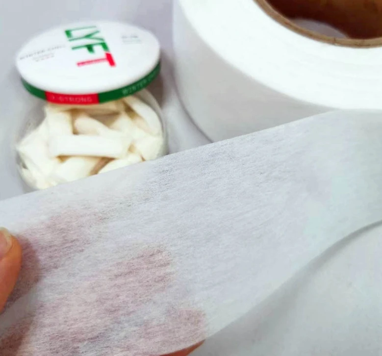 Фильтровальная бумага Snus рулон нетканого материала 20 35 Gsm упаковка Нетканая ткань