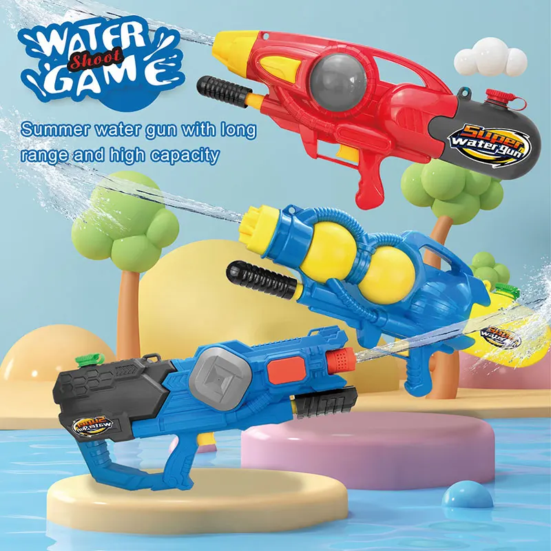 Powerful Big Water Gun with 2800ML Capacity Straps Water Gun Toys for Fighting Battle Game Toys