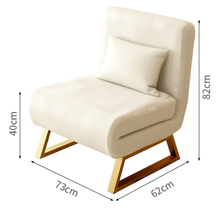 New Minimalist Italian Nordic Large king Queen Size 2 in 1 Sofa and Bed Foldable Metal Pull Out 2 Seater 3 Seater Sofa Bed Set