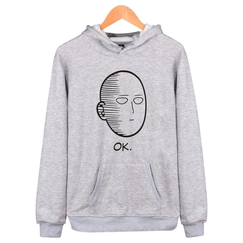 Wholesale one punch man hoodies printed plain hoodie cartoon printed hoodies