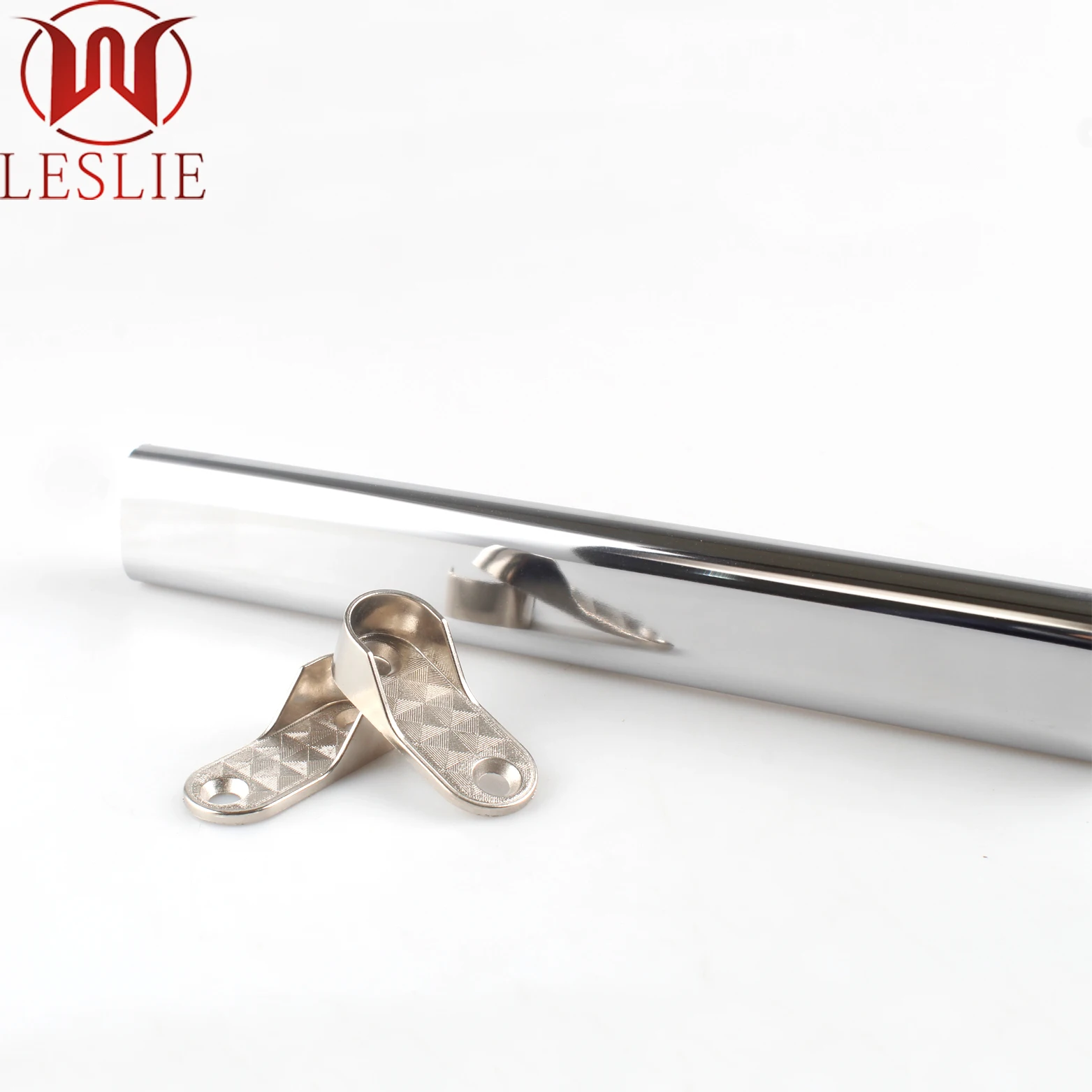 Steel Pipes Round Wardrobe Pipe Chrome-plated circular wardrobe support tube clothing rod support wardrobe hanging rail support