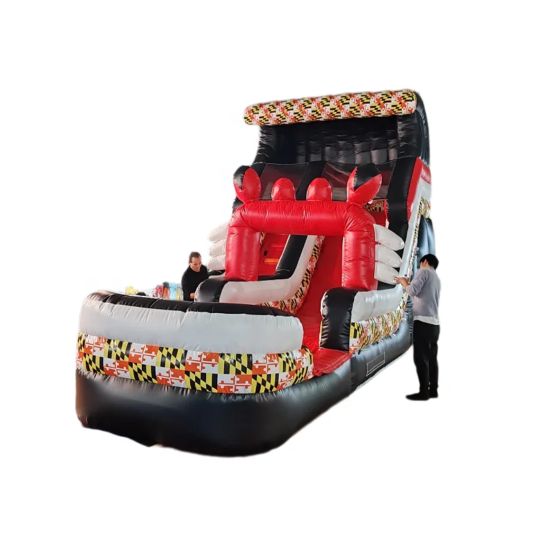 Top sales pvc commercial outdoor large inflatable toys accessories dry wet slides bouncer castle complex games for sales