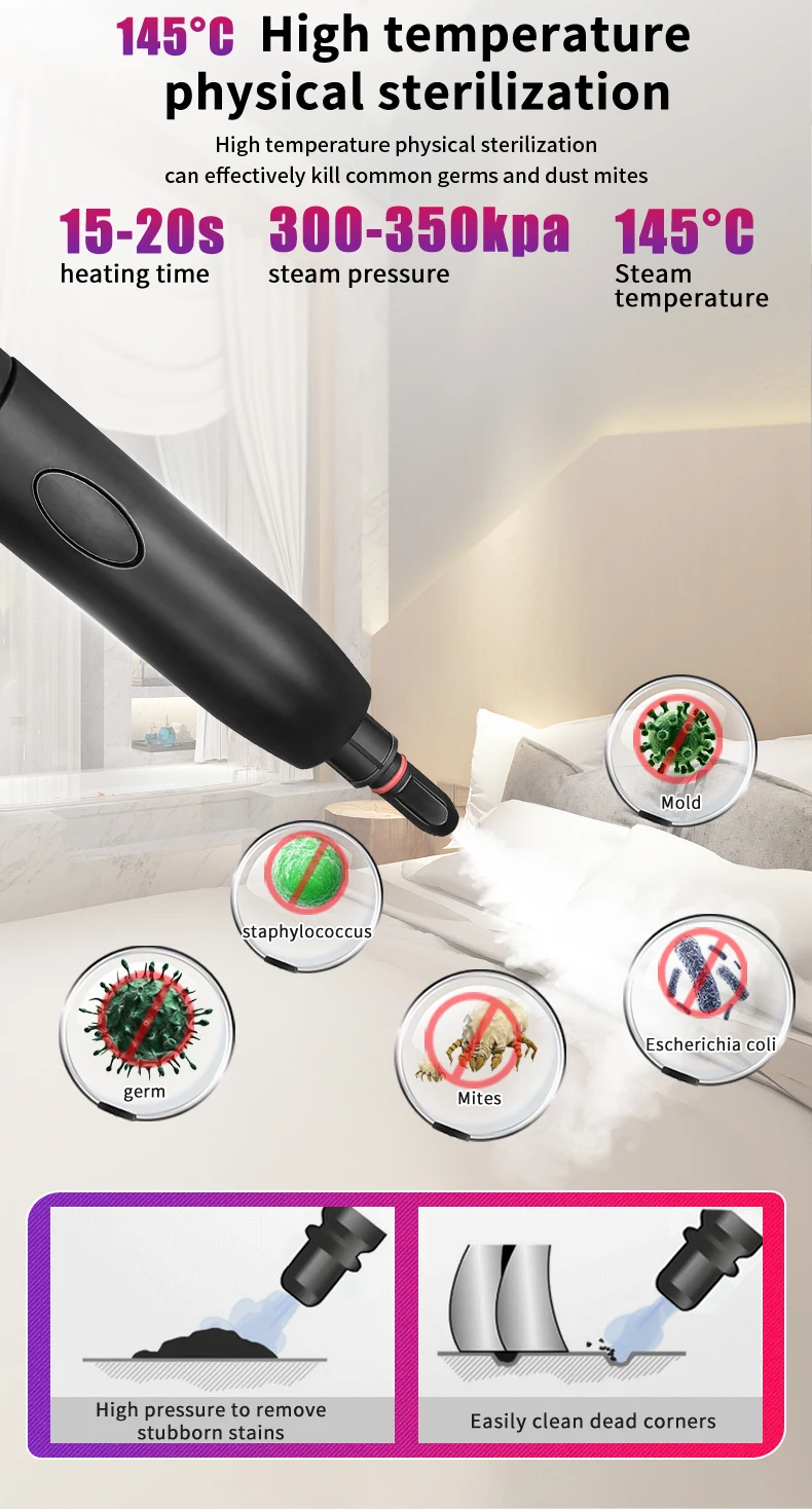 CVCS20 20L Industrial Upright Steam Wet Vacuum Foam Shampoo Steam Carpet Cleaner Machine for Home and Commercial Use