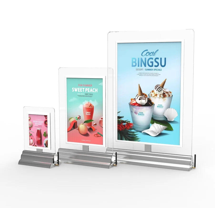
Bar lcd shelf advertising screen media 