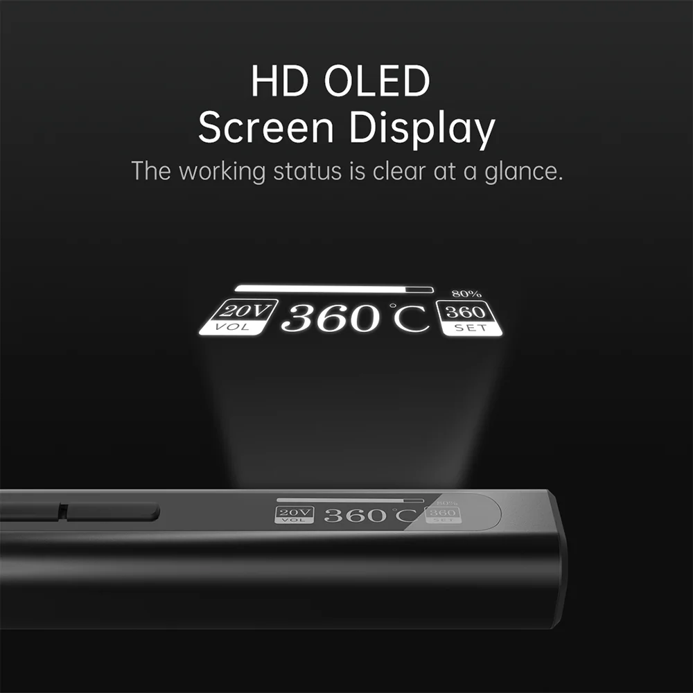 GVDA Smart Portable 65W Constant Temperature Adjustmentent Smart Soldering Iron Kits