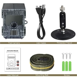 Sport Hunting Video Recorder 12MP Photo Outdoor Camera Night Vision Infrared Hunting Trail Camera