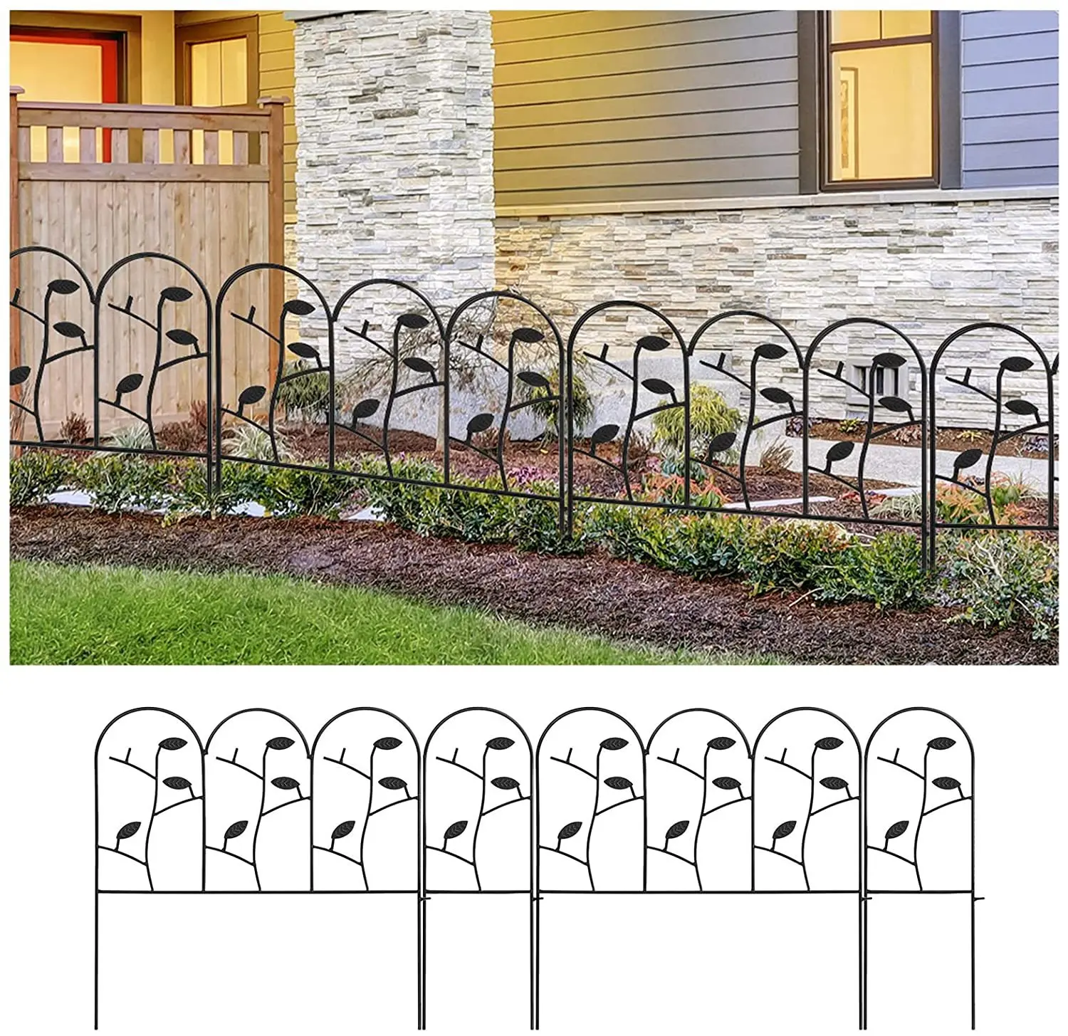 Высокое качество 45*45 пять штук Арден забор металлическая Ландшафтная проволочная ограда Складная проволока садовые заборы Цветочная кровать животных