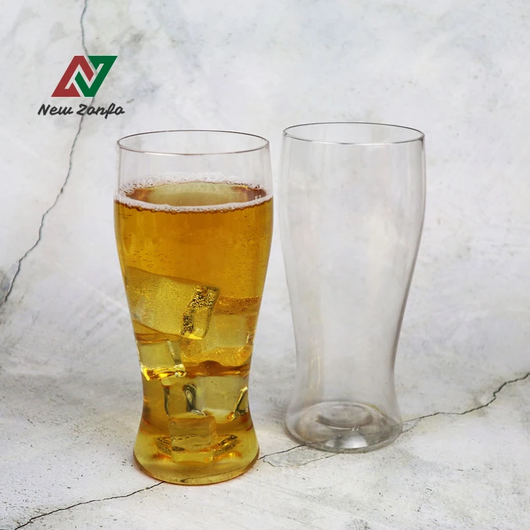 
Custom High Quality Plastic Clear Beer Glass Manufacturer 