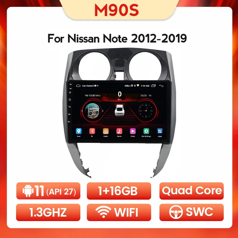 MEKEDE Android 11 8-ядерный 8 + 128G Авторадио для Nissan Note 2012-2019 автомобильная видеокамера 360 цанговый вентилятор BT стерео AM FM