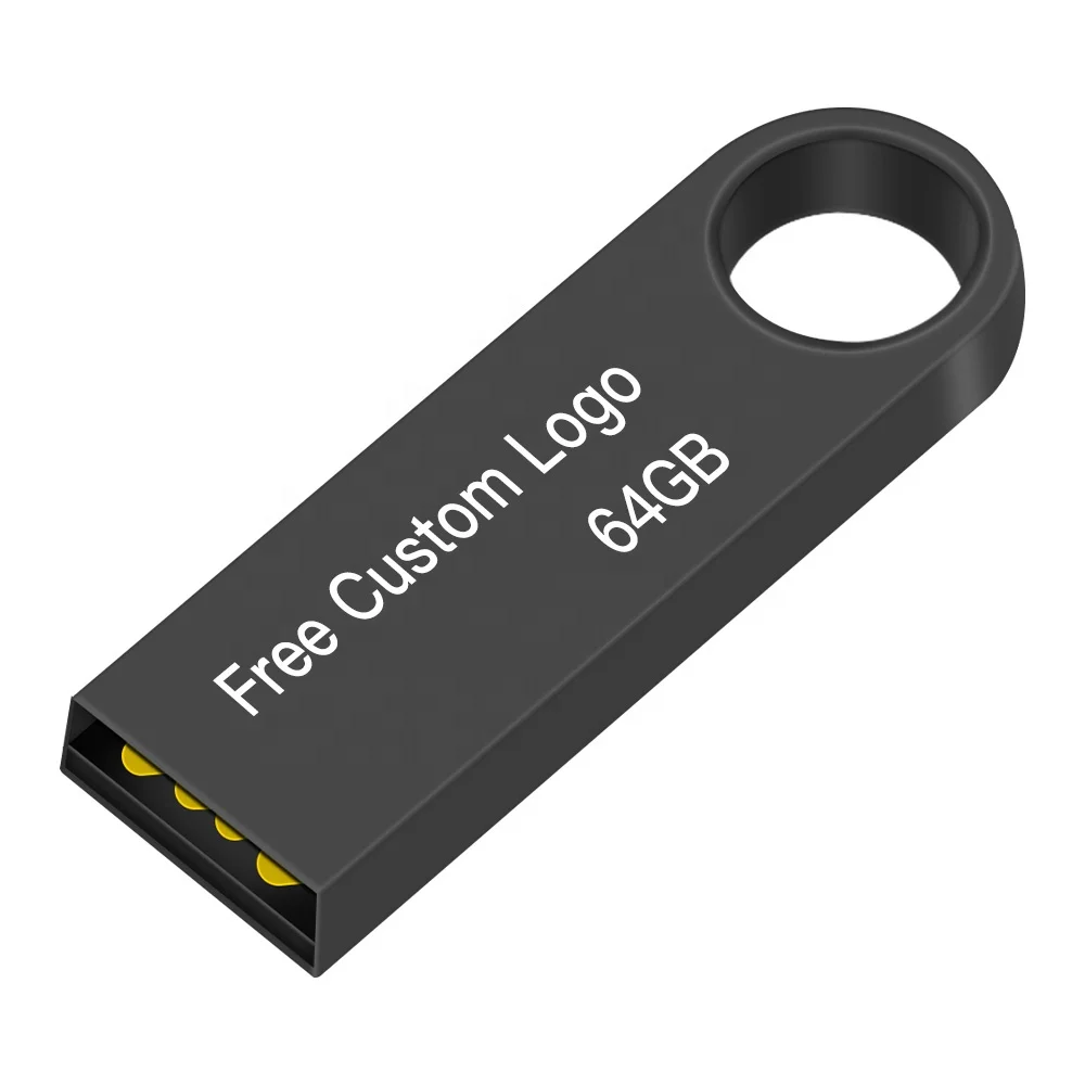 Custom logo Brand Printing Flash Drive 4GB 16GB 32GB 64GB 128GB Metal USB Flash Drive