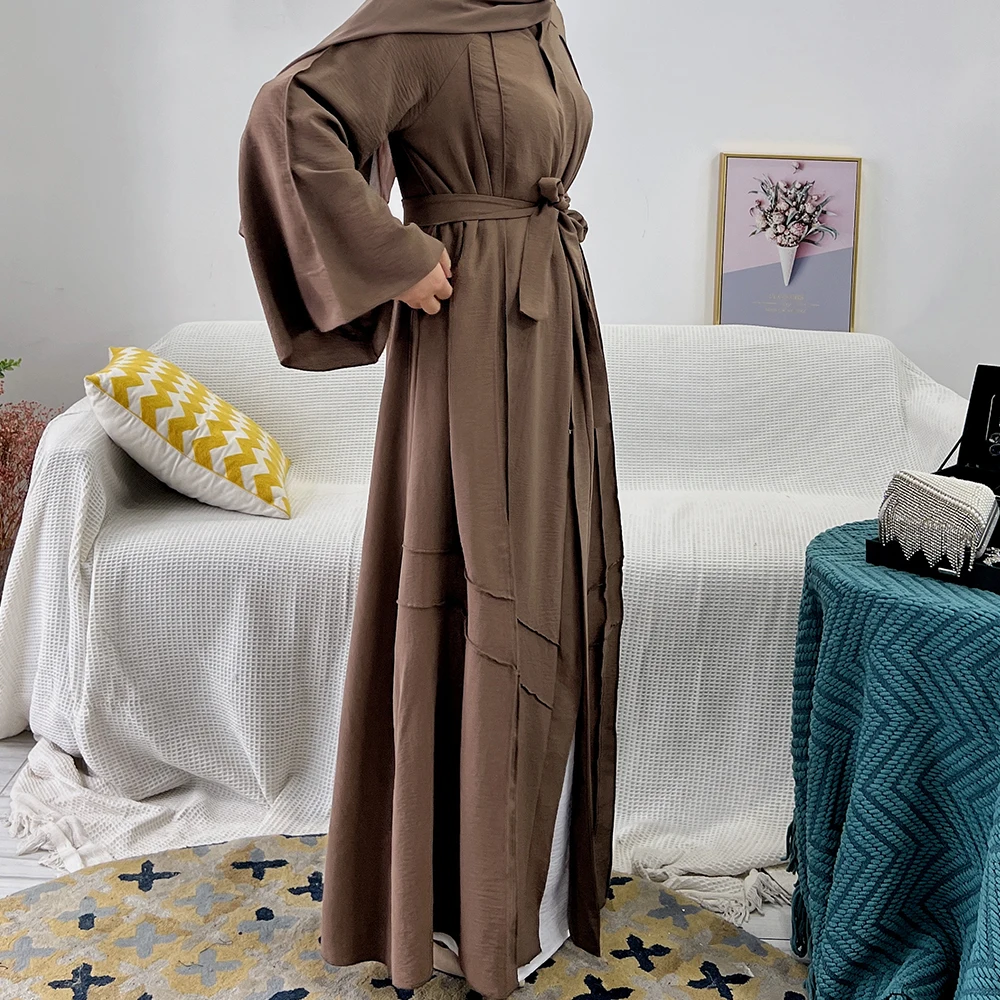 2022 Loriya Muslim new abaya Turkey Dubai Muslim Dresses Kaftans Abaya Women Arab Islamic Clothing EID Hijab Dress