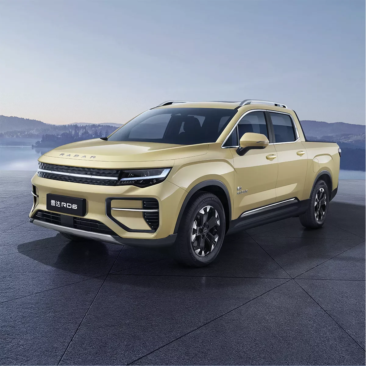 In Stock 2023 Chinese Geely Radar Rd6 632Km Electric Pickup Truck Truck Camper Used Car