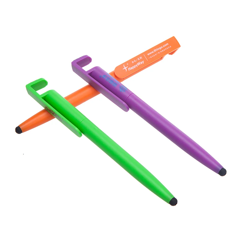 4 in 1 stylus pen with phone stand and screen cleaner customized logo office supplies