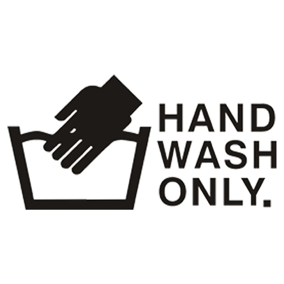 Hand Wash Only Sticker Car Window Door Laptop Bumper Skate Vinyl Decal Gift Die Cut Decals Laptop Window Glass