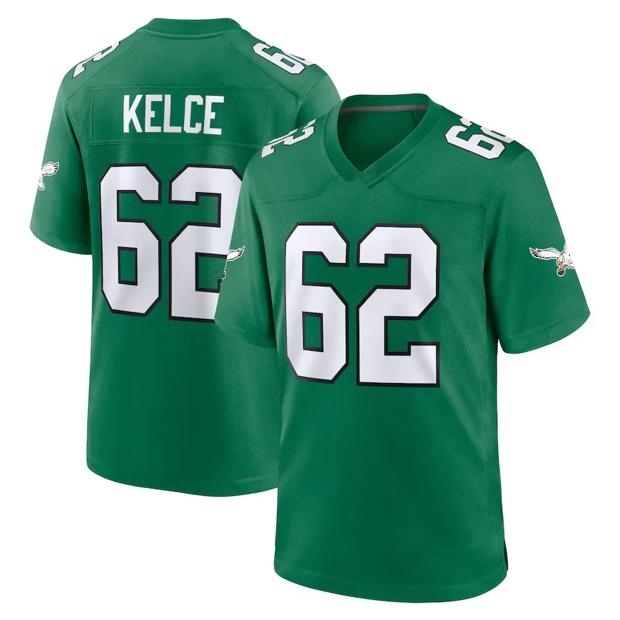 Мужская молодежная Женская 1 ялен болит 6 DeVonta Smith 11 A.J Brown Davis Slay Jr. Eagle 62 Jason Kelce футбольная майка