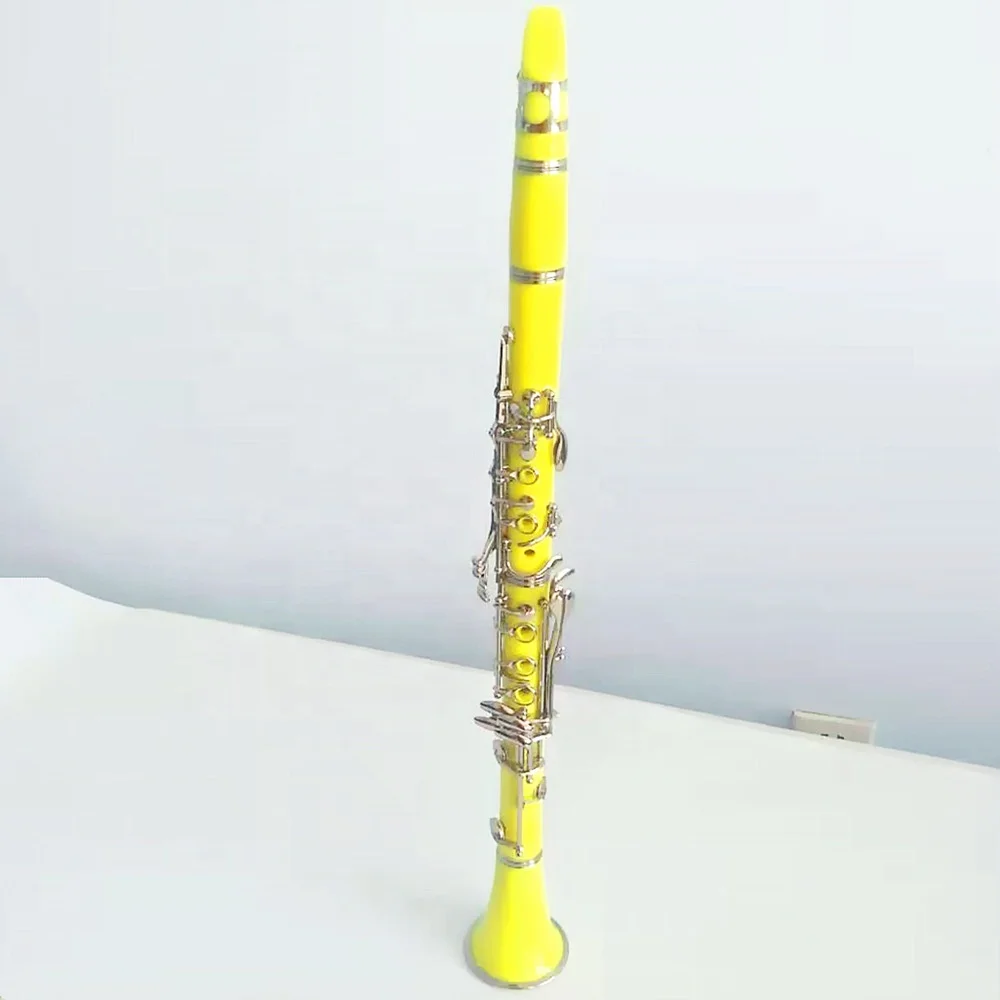 Manufacturers wholesale silver-plated ABS17 key Bb colorful clarinet stand
