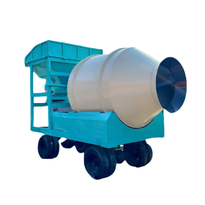 Efficient Big Diesel concrete mixer with pump cement machine Affordable 500L Mixing Equipment