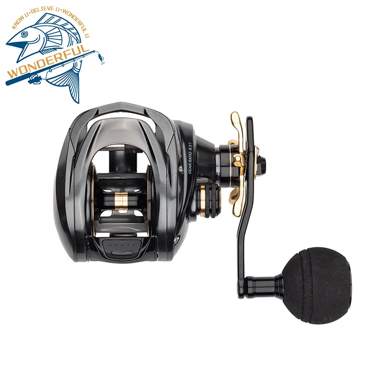 Wonderful China Supplier In Stock 10+1BB 6.3:1 Gear Ratio Aluminium Alloy 12.5kg Max Drag Power Baitcasting Fishing Reel