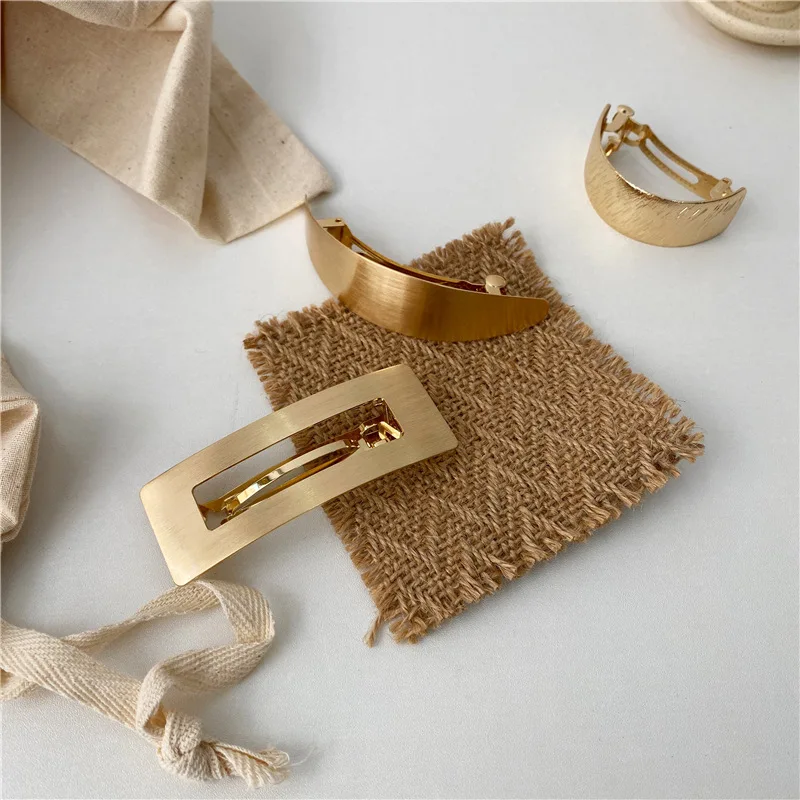 custom  casting nickle alloy hair barrette clip for women hot selling wholesale hair clip