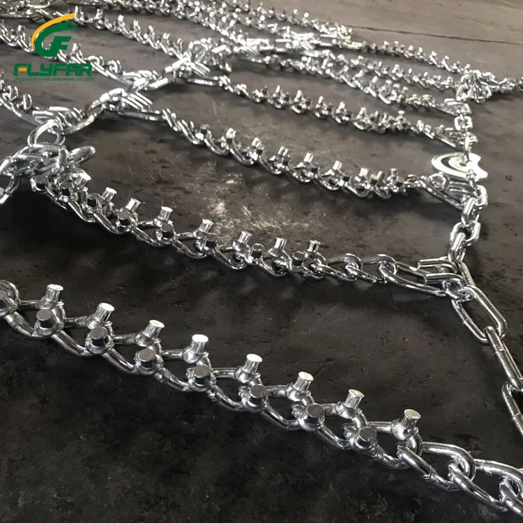  Самостоятельная цветная лестничная двойная шина грузовик трактор колесная Снежная цепь с норвежским