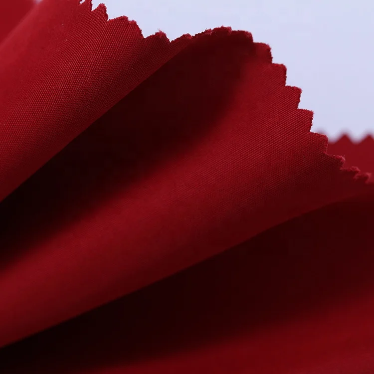 Hot Selling Blended Fabric Tencel Red Nylon Cotton Rayon Spandex Fabric