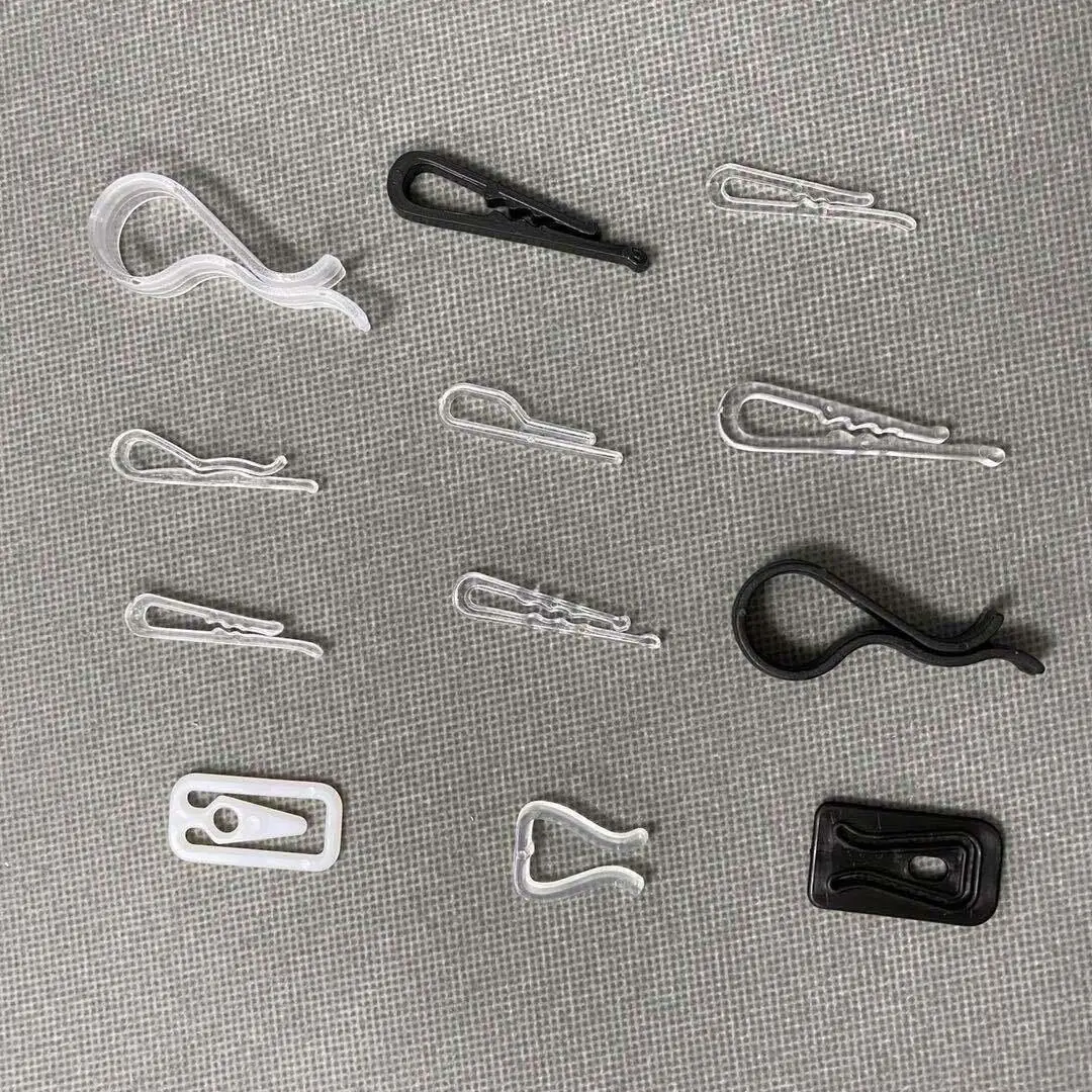 Wholesale plastic transparent shirt clip product packaging fixed auxiliary clip