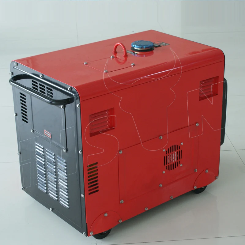 Bison China Diesel Generator 3 Phase 7.5 Kva Portable Electric Super Silent Diesel Generator Set 7 Kv