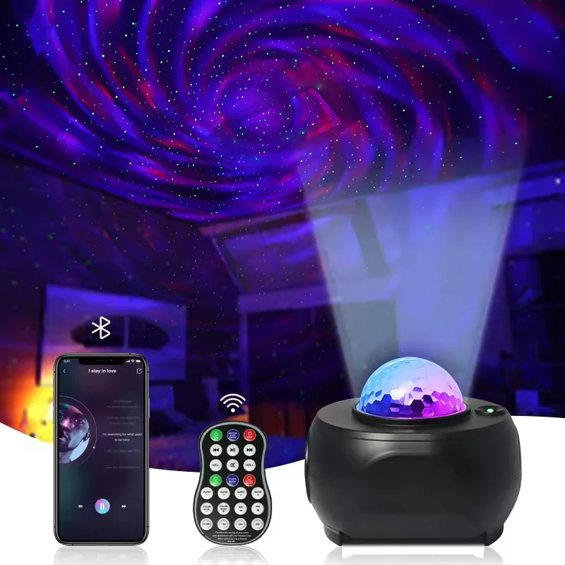 Howlighting Remote Control Mini Nebula Star LED Music Sky Starry Night Lights APP Control Ocean Lamp Party Laser Projector Light