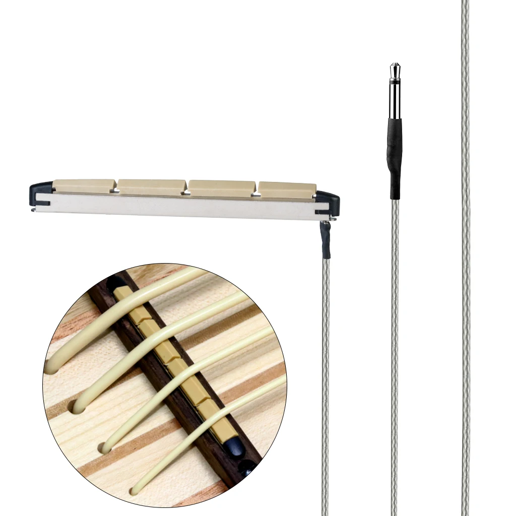 NAOMI Transducer Under Bridge Saddle Ceramic Piezo Pickup Stringed Instruments For 4 String UBass