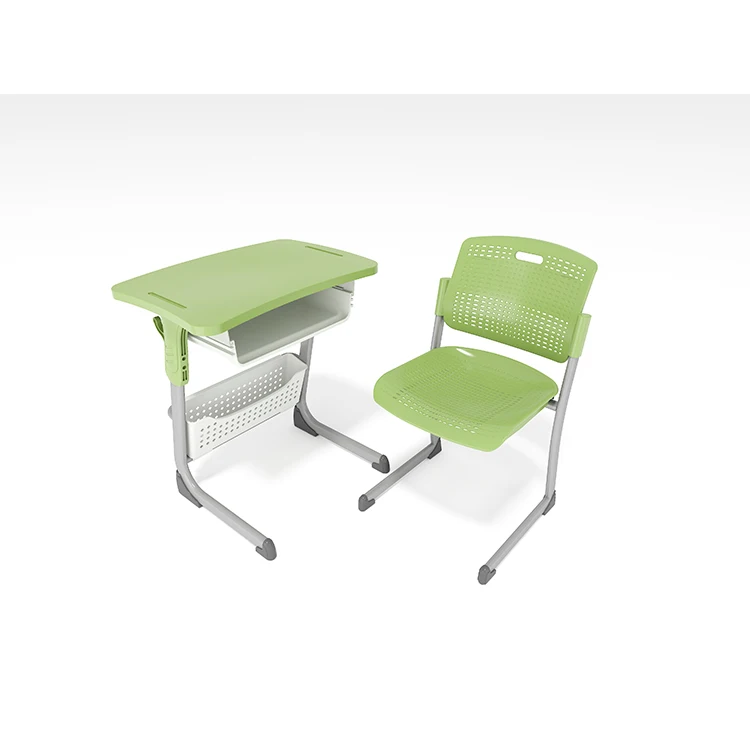 
PLASTIC SCHOOL ADJUSTABLE HEIGHT TABLES AND CHAIRS STUDY TABLE CHAIR 