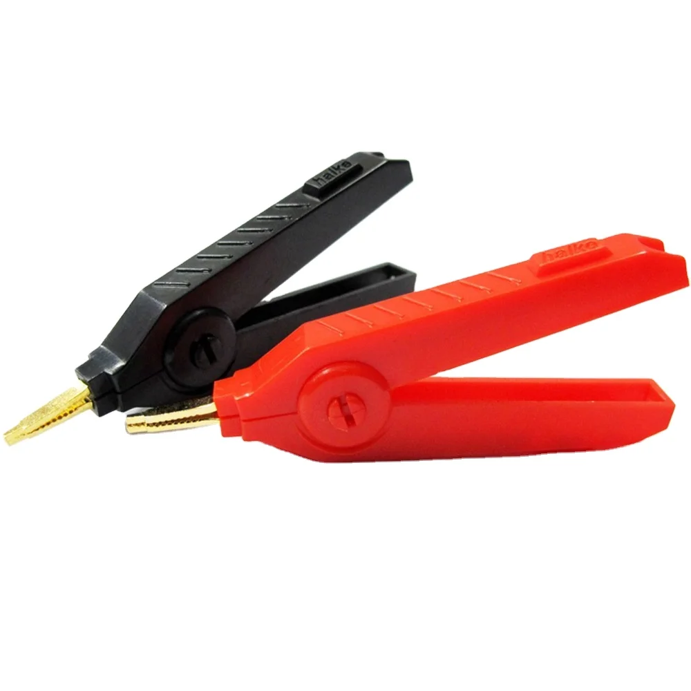 Медные и позолоченные металлические зажимы типа крокодил зажим для батареи Электрический зажим