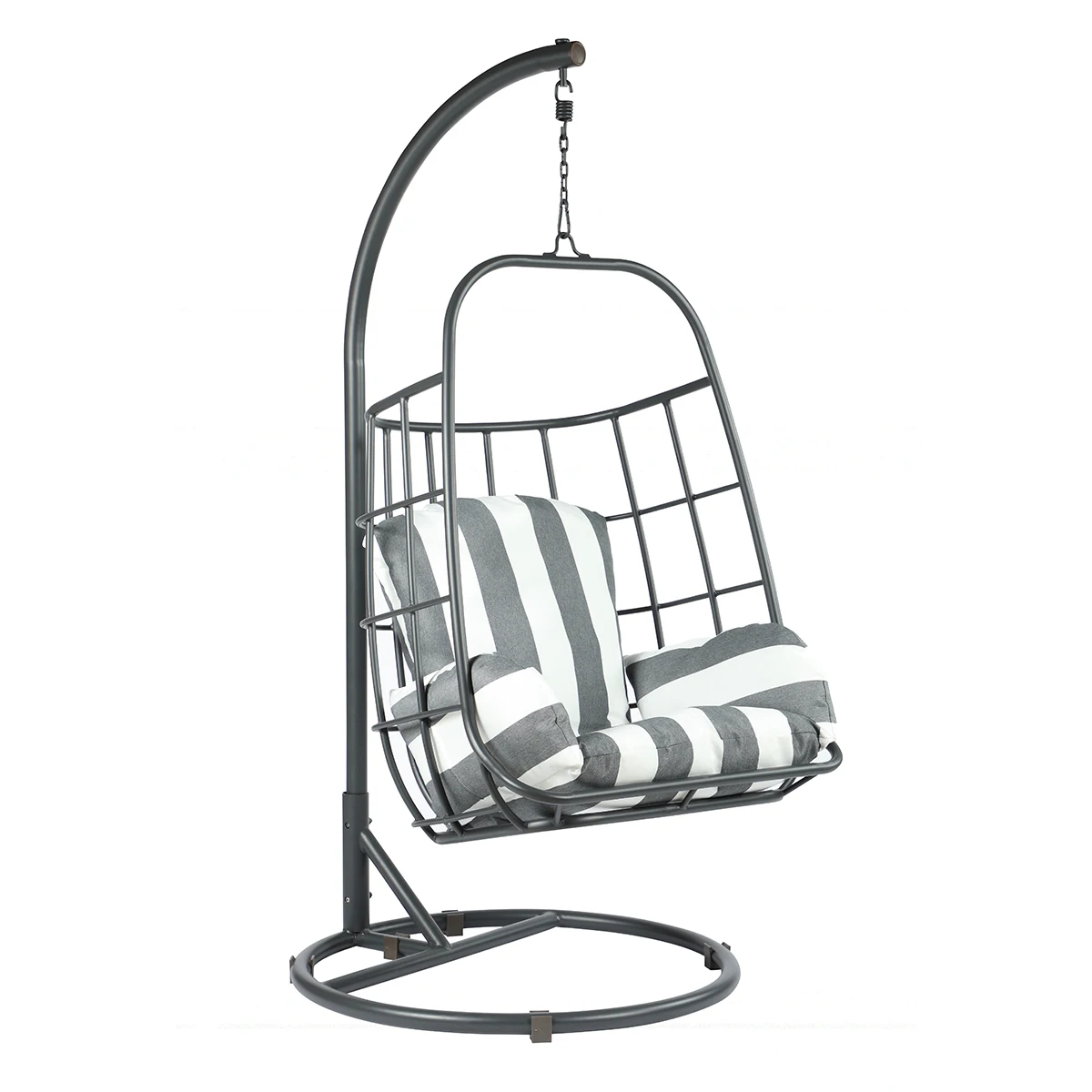 
 patio outdoor garden cheap dolna swing egg pod shaped hanging chair with stand for living room  