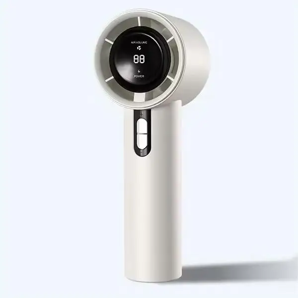2024 New Trend Handheld Fan 100 High Speed Fan LED Display 3000mAh USB Rechargeable for Outdoor
