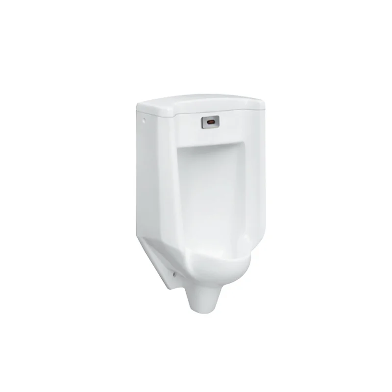 Wall Mounted Ceramic Automatic Flush Sensor Male Urinal Bowl Wall Hung Toilet Bowl For Male Devices