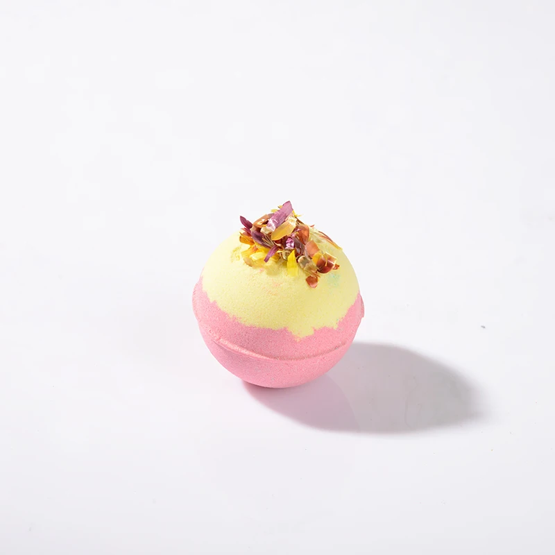 
Skin Care Sale Natural Ingredient Spa Moisturizing with flower bath bomb production line Kids Fizzy cheap bath bombs wholesale 