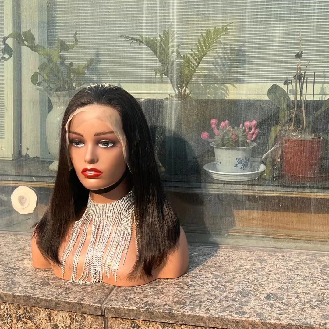 Wholesale cheap human hair wigs 13*4 Bob Wig Virgin hair ST women wigs human hair