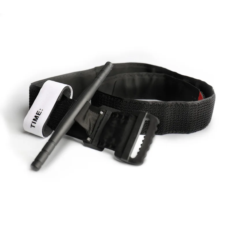 Outdoor Sport Equipment Camping Band-aid Nylon Belt Aluminum Spinning Rod Adjustment Buckle First Aid Tourniquet