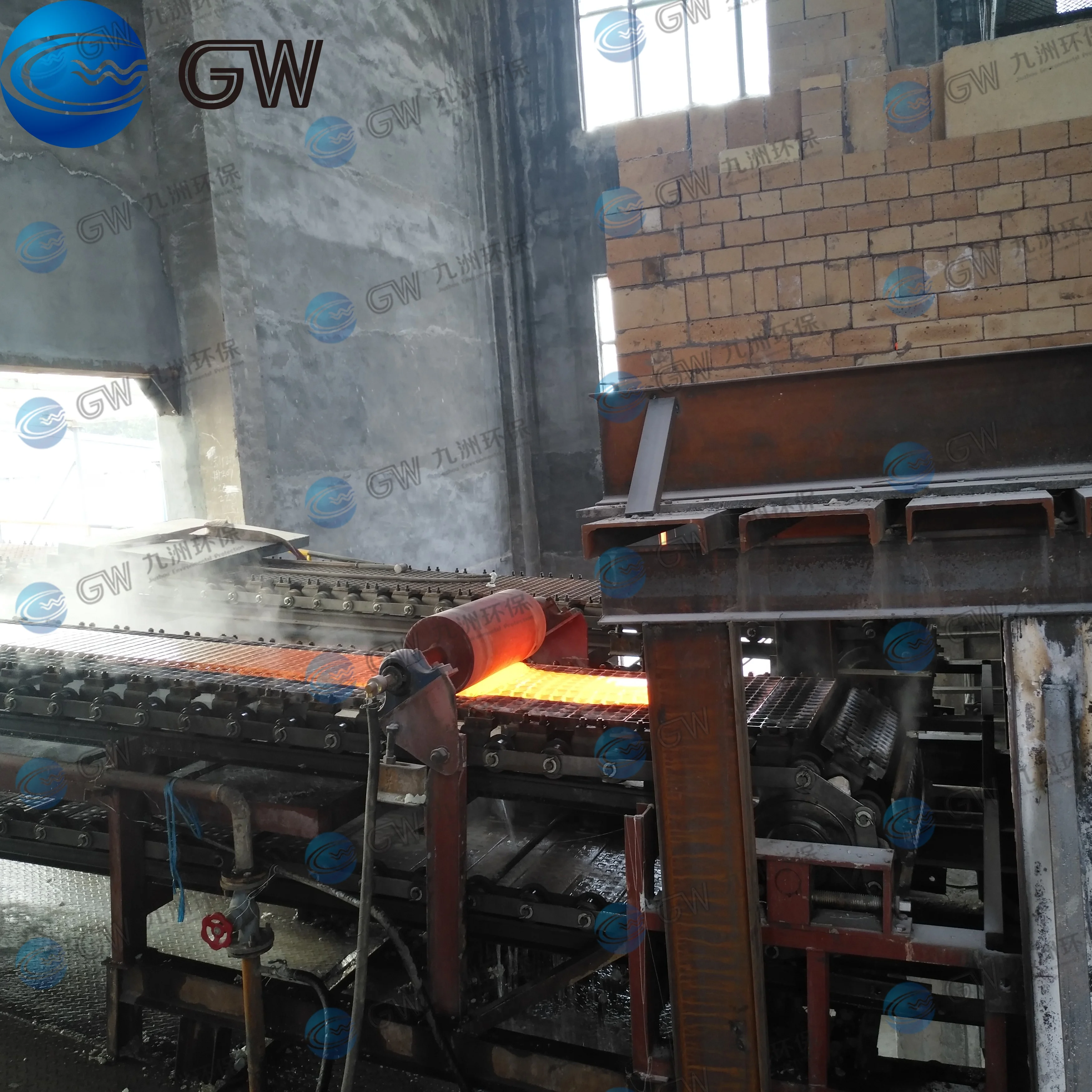 
20M Sodium Silicate Chain Molding Machine For 50 Tons Furnace 