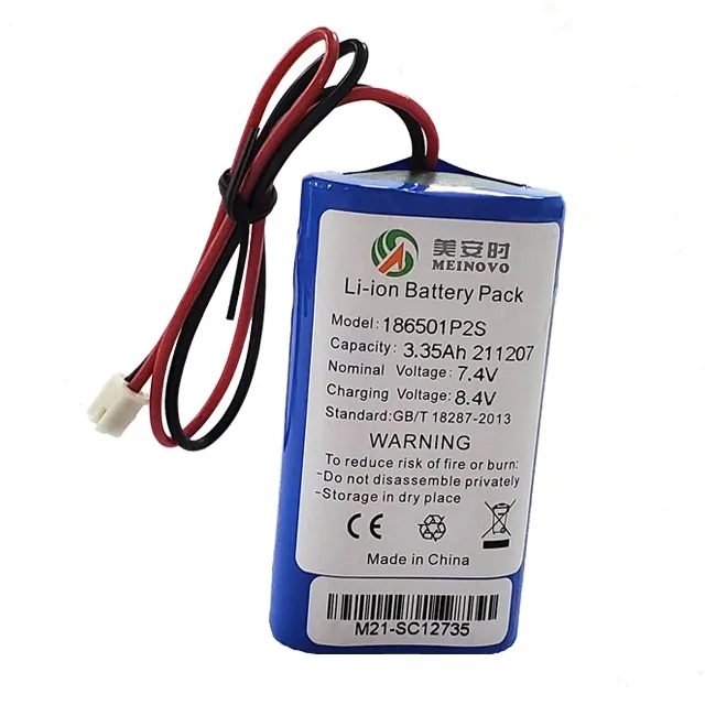 Best Price Rechargeable 18650 Li-ion Battery 7.4V Battery Pack for Speaker