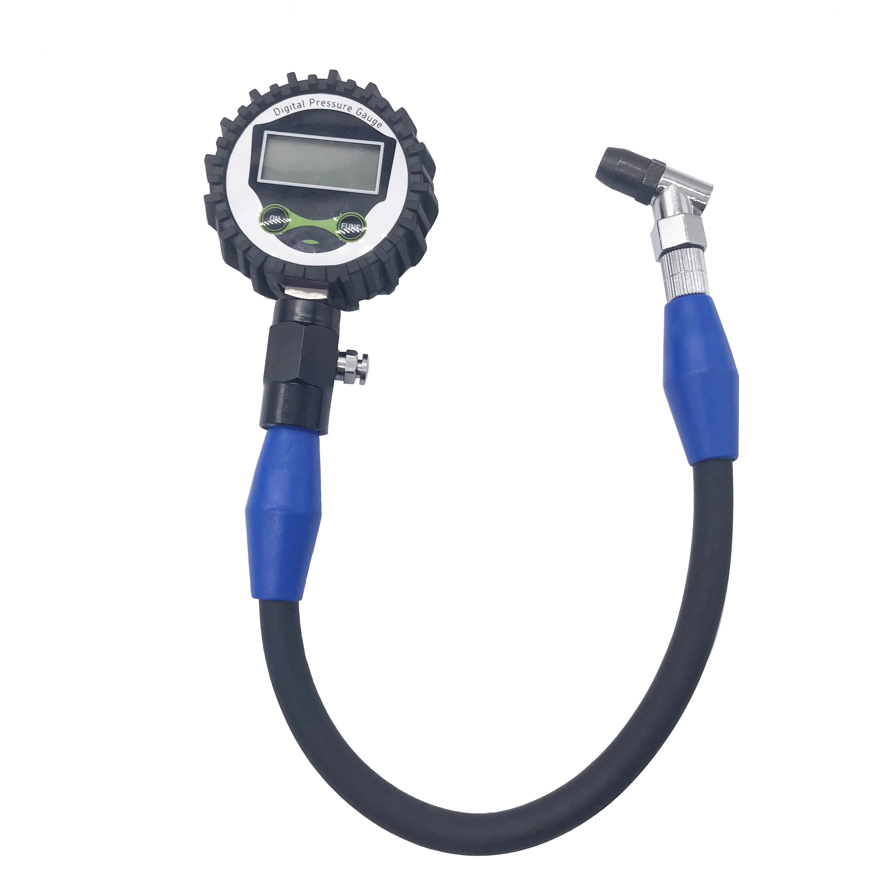 2.5 inch Electronic Digital Tyre Pressure Gauge checker with 45 degree chuck for car, electric motorcycle