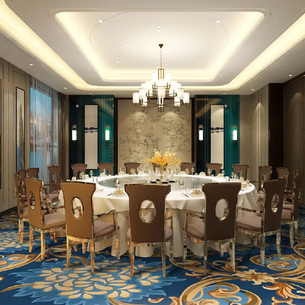 HJ eco-friendly marine carpet decoration tufted printed wall to wall carpet rolls for hotel room carpet