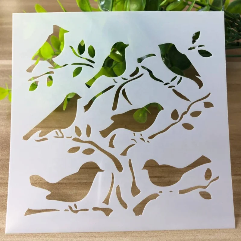 2022 fashion new style Custom Plastic Big Airbrush Wall Paint Stencils for wall reusable Painting Wall Stencil Templates