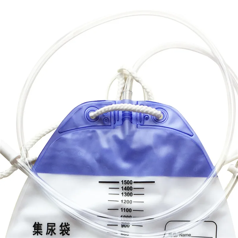 Urinary Drain Drainage  Bag  Urine Collection Bag with Anti-Reflux Chamber Medical Drain Bags Drainage Tub1500 mL