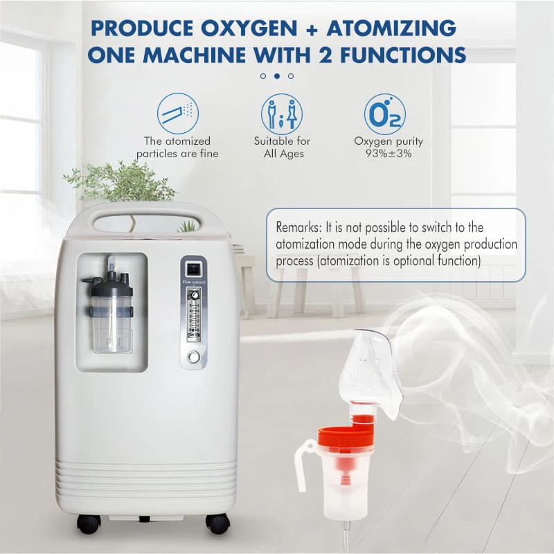 
China manufacturer green low noise cheap prices of medical oxygen generator 10L Oxygen Concentrate Machine 