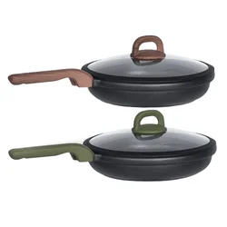 Carote Die Casting Pancake Fry Pan Cooking Pot Kitchenware Cookware 28cm Nonstick Sarten Frying Pan With Bakelite Handle