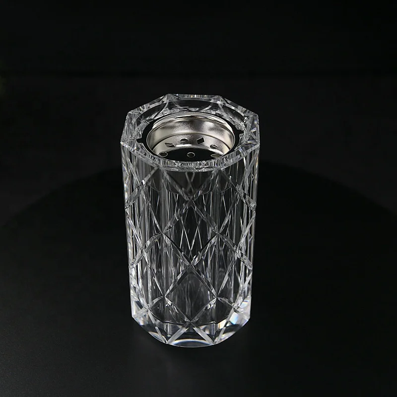 Hot latest European style high grade crystal incense burner for home decoration wedding hotel or office crystal bakhoor burner