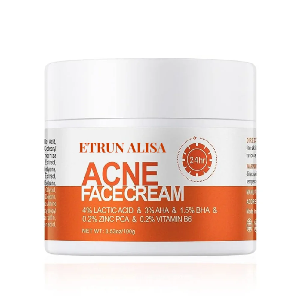 Натуральный веганский крем от акне с салициловой кислотой