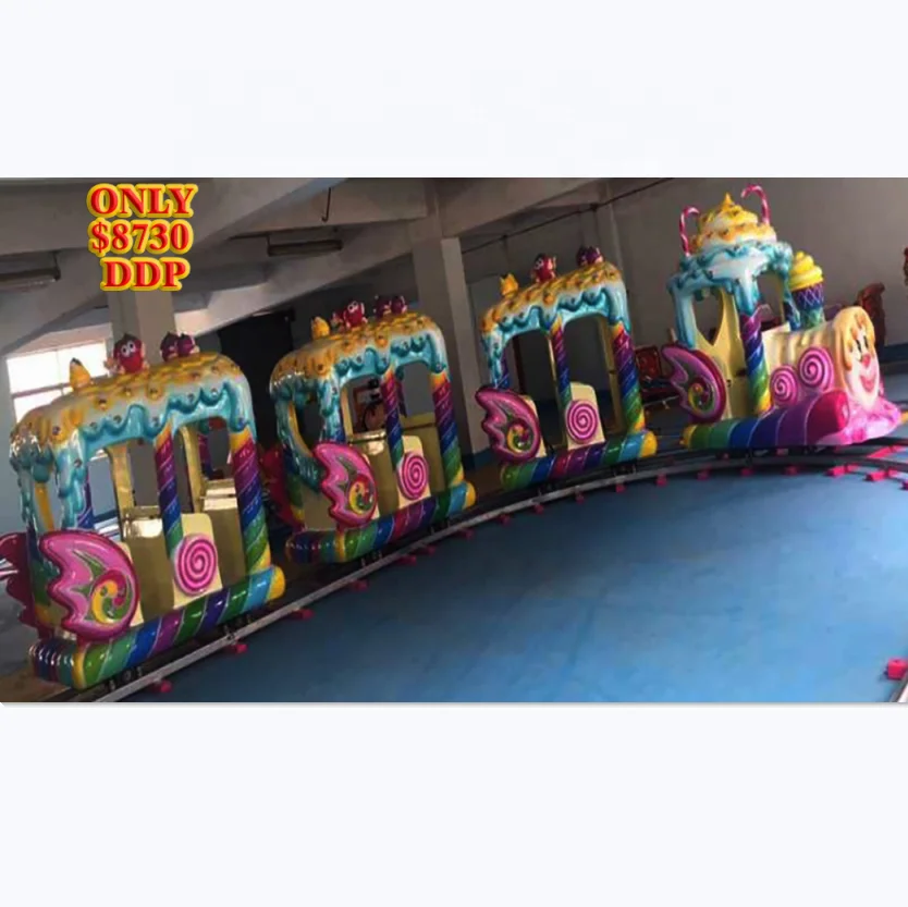 Park amusement equipment mini track train for amusement park christmas track train