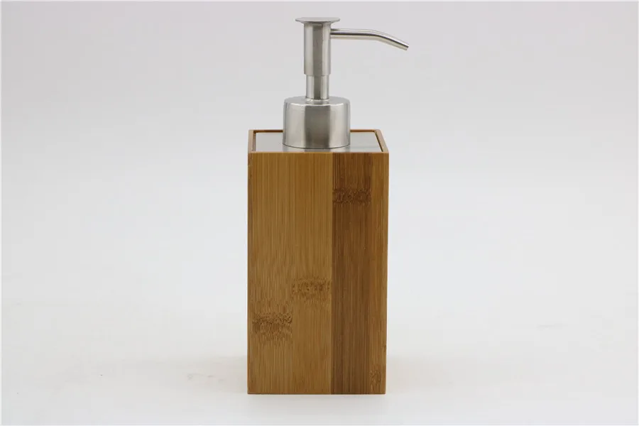  Modern European Style Household 4 Pieces Bamboo Lid Plastic Bathroom Sets bamboo bathroom set gift